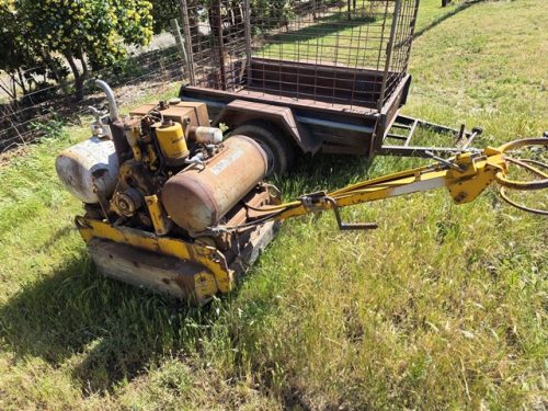 TWIN DRUM VIBRATING ROLLER